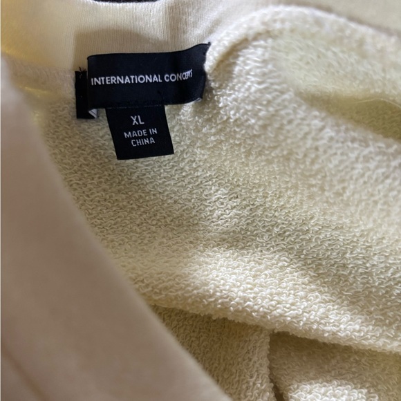 INC BUTTERY YELLOW PUFF SLEEVE 3/4 LENGTH RIB KNIT CASUAL TOP SIZE XL - Picture 6 of 7